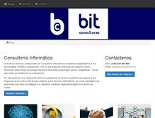 Tablet Screenshot of bitconsultores.com